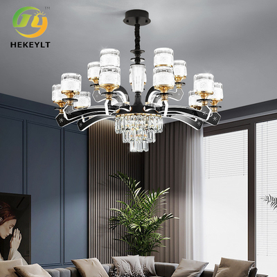 Europäisches Art-Luxuswohnzimmer-Hauptlampe Crystal Chandelier Lamp Arm Lights