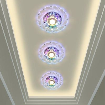 Moderne Deckenleuchte Crystal Corridor Diameters 200mm Mini Colorful LED