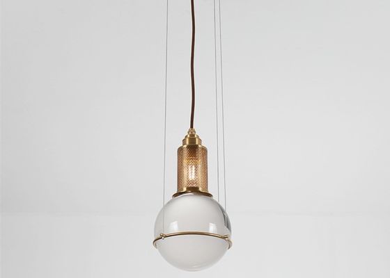 Modernes hängendes Glaslicht klarer des Farbball-einzelnes Haupteisen-Glanz-10cm