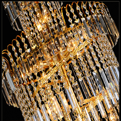AC265V-Hochzeit moderner LuxusCrystal Pendant Light Metal Electroplating
