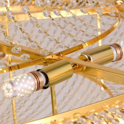 Dekoratives Restaurant-goldener Postmodern Leuchter-Durchmesser 1000mm