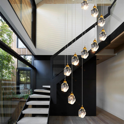 Haus des Metallfreien raumes führte modernen Crystal Pendant Light For Apartment