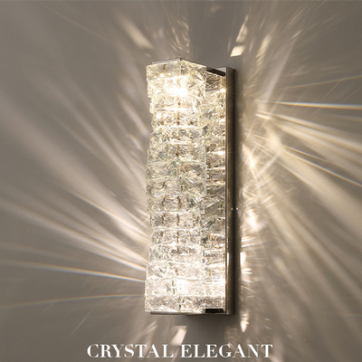 Künstlerische moderne Crystal Wall Lamp Living Room-Innendekoration AC85V