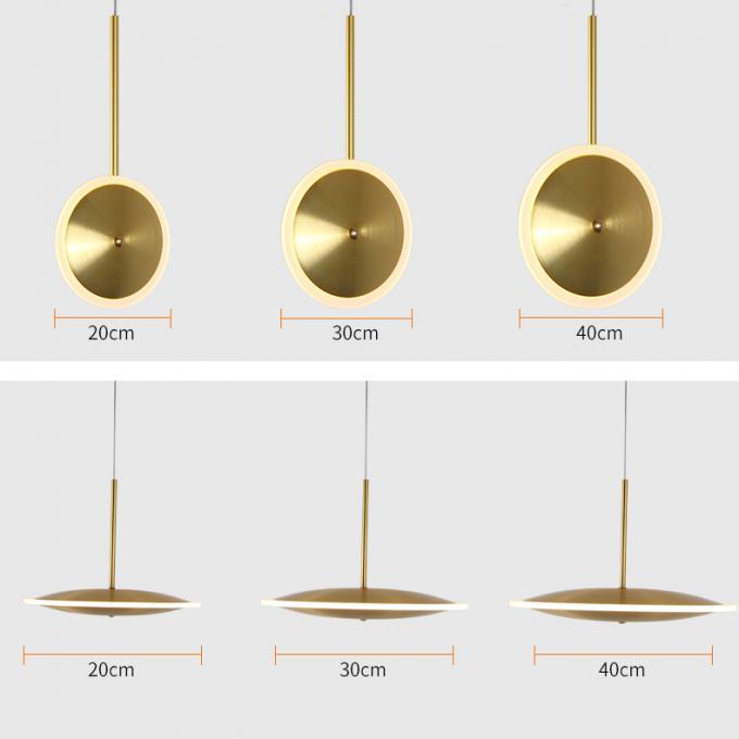 Hängende Lampe einfachen Art Dekoration modernen Kupfers Büro
