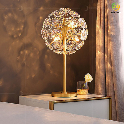 Kupferkristall-Nachttischlampe G9 x 6 für Home Hotel