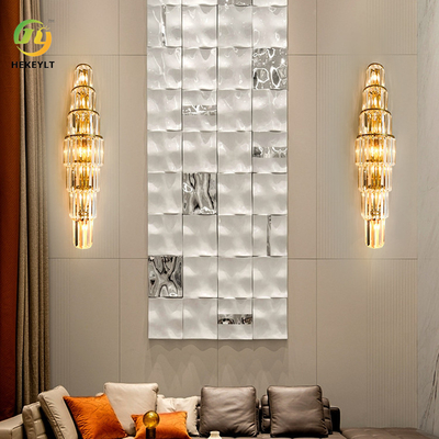 Geführtes Crystal Wall Lamp Luxury Atmosphere-Hintergrund-Licht D25 X H100cm