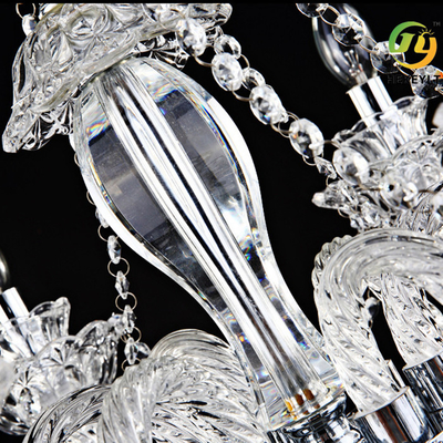 Luxus-Crystal Candle Lamps Chandeliers Villa Hall E14