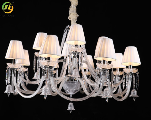 Modernes Crystal Candle Chandelier Light For Hotel E14 Ausgangs