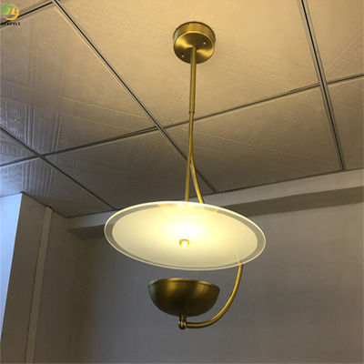 Anwendungs-nordisches hängendes Licht Hardware+Acrylic-Ausgangs-/-hotel-Art Golds LED