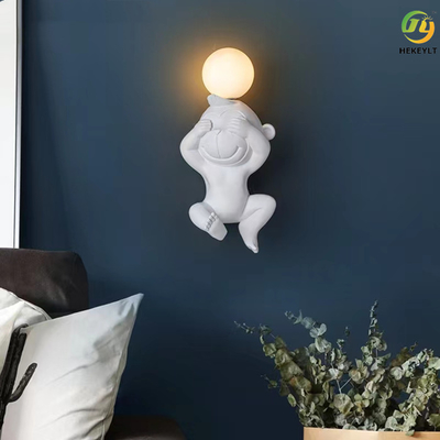 Wand-Lampen-Bärn-Affe-Karikatur des Schlafzimmer-G4 moderne dekorativ