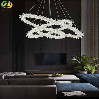 Moderner Streifen Crystal Pendant Light For Home/Hotel/Ausstellungsraum