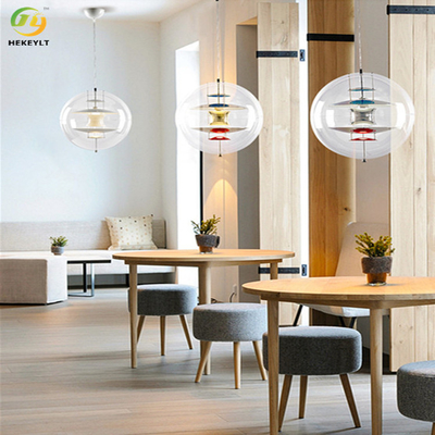 Modernes kreatives Klarglas-hängendes Licht des Planeten-E27 für Haus
