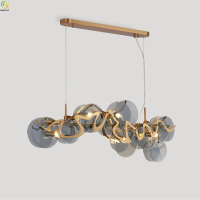 Eisen, das nordisches backendes Farben-Gold E14 Crystal Pendant Light Home Arts galvanisiert
