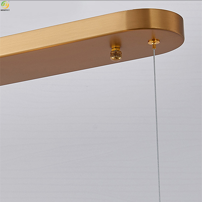 Eisen, das nordisches backendes Farben-Gold E14 Crystal Pendant Light Home Arts galvanisiert