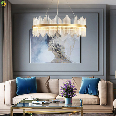 Eisen E14, das Crystal Nordic Pendant Light For-Haus Art Baking Paint Gold galvanisiert