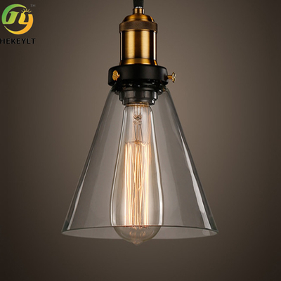 Moderne LED Amber Glass Pendant Light Fashionable Innendekoration der Birnen-E26 der Basis-