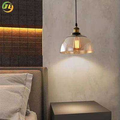 Modernes bernsteinfarbiges LED-Glas-hängendes Licht 40 Watt für Haupthotel
