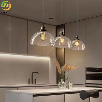 Modernes bernsteinfarbiges LED-Glas-hängendes Licht 40 Watt für Haupthotel