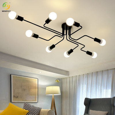 Bügeln Sie nordische LED-Deckenleuchte E26 für Hotel/Wohnzimmer/Ausstellungsraum/Schlafzimmer