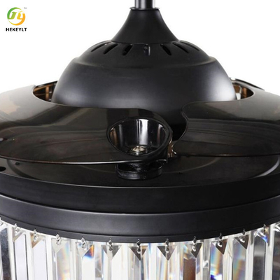 42 Zoll-einziehbare Decke Crystal Fan Light LED mit Fernbedienung