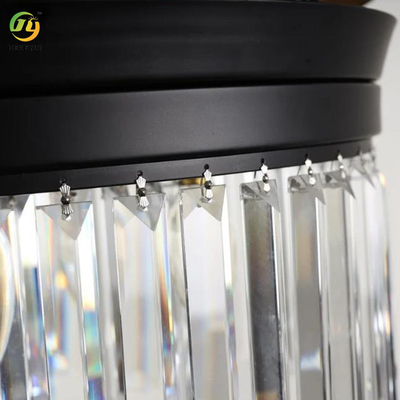 42 Zoll-einziehbare Decke Crystal Fan Light LED mit Fernbedienung
