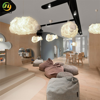 LED-Textilwolke formte die moderne hängende kreative Birnen-Basis des Licht-E26