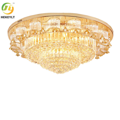 Birnen-Basis klassisches Luxusgoldmoderne geführte Crystal Ceiling Lamps E14