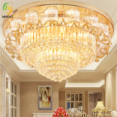 Birnen-Basis klassisches Luxusgoldmoderne geführte Crystal Ceiling Lamps E14