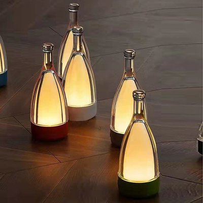 Mehrfunktionale moderne Farbkundenspezifische betrunkene Flaschen-Form der Hotel-Kopfende-Tischlampe-drei