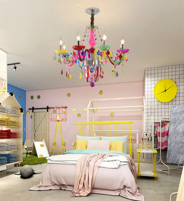 Kinderschlafzimmer-Leuchter-Glas Crystal Chandelier Colorful Dreaming Lovely Macaron