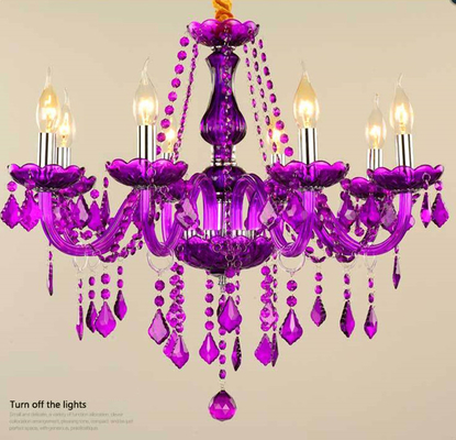 Kundengebundenes Luxus-K9 Crystal Candle Chandelier energiesparend für Dekoration
