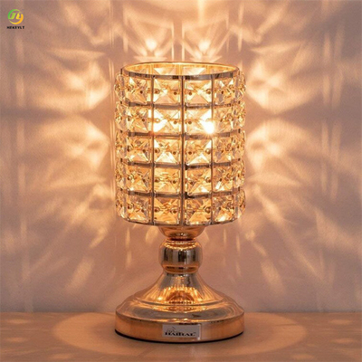 Birnen-Basis des Metall60w Kopfende-LED Crystal Table Lamp E26