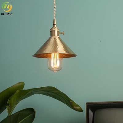 Einfacher Lampenschirm aus Metall, moderne Vintage-Pendelleuchten, Glaskolben, Innendekoration