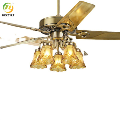 42&quot; Fan-Lampe der Gewohnheits-E27 moderne europäische Retro- LED für Esszimmer-Haus