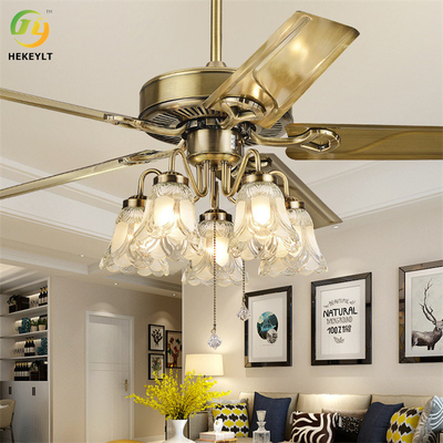42&quot; Fan-Lampe der Gewohnheits-E27 moderne europäische Retro- LED für Esszimmer-Haus