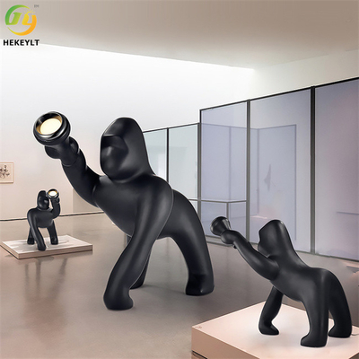 Materielles LED modernes Boden-Licht des Tierdekorations-Harz-Metallfür Wohnzimmer
