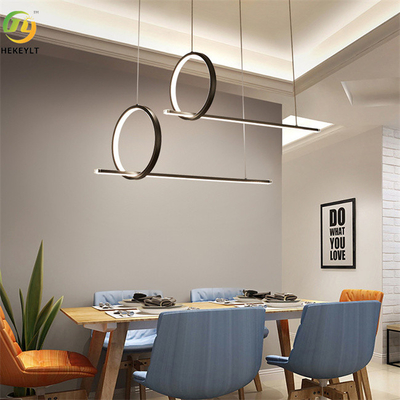 Justierbare hängende Aluminium-Ring Pendant Light Fixture For-Küche, die Wohnzimmer speist