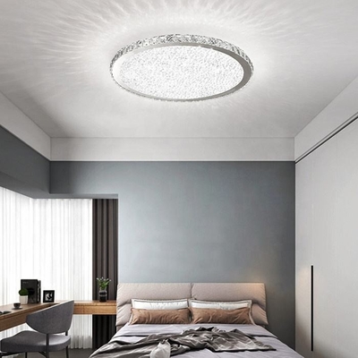 Schlafzimmer, das LED-Deckenleuchte-Edelstahl-freien Raum Crystal Round Ceiling Light speist