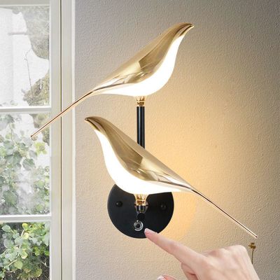 Acrylmetallelster-dekorative Wand-Lampen-moderne Kopfende-Wand-Lampen