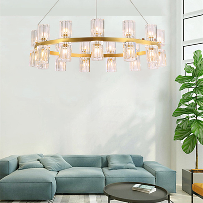 Geführtes Crystal Luxury Chandelier American Minimalist-Landhaus-Hotel-weiches Dekorations-Licht