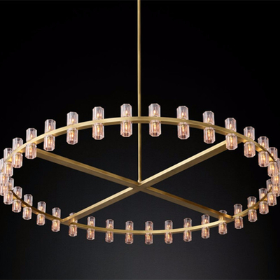 Geführtes Crystal Luxury Chandelier American Minimalist-Landhaus-Hotel-weiches Dekorations-Licht
