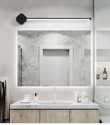 LED-moderne nordische Acrylhotel-Badezimmer-Eitelkeit, welche die wasserdichte Antieinnebelung beleuchtet