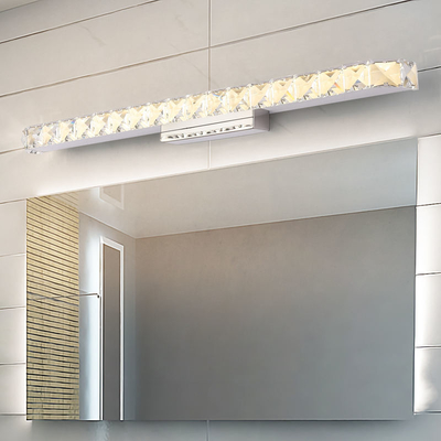 Weiße LED Luxus-K9 Crystal Bathroom Vanity Mirror Lights L33xW5xD8.5