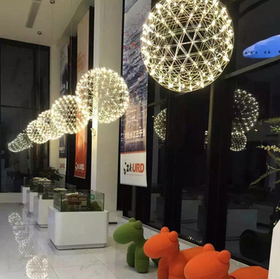 Geführter Funken-Ball-Draht ringsum hängende Lampen-nordisches Hotel-Postmodern Dekorations-Lampe
