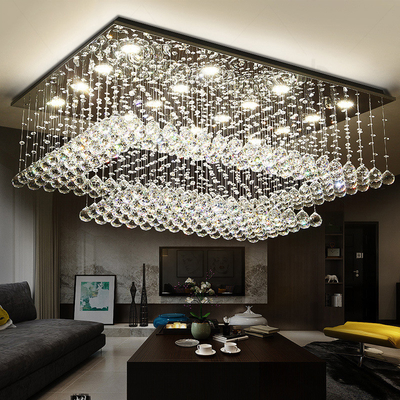Deckenleuchte-Goldnordische moderne hängende Beleuchtung Crystal Balls LED