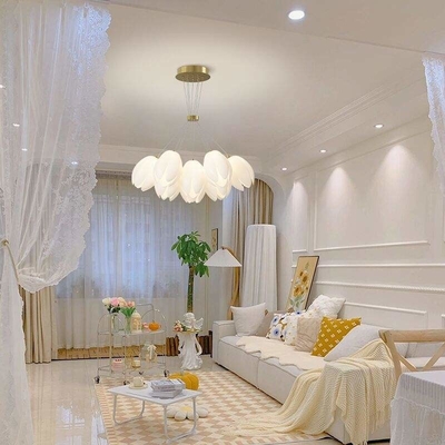 Modernes unbedeutendes französisches Tulip Living Room Lamp Cream-Art-Hall Luxury Nordic-Licht