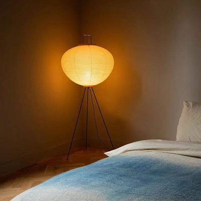 LED asphaltieren Art Deco Floor Lamp Modern-Reis-Papier-Stehlampen 120cm x 53cm