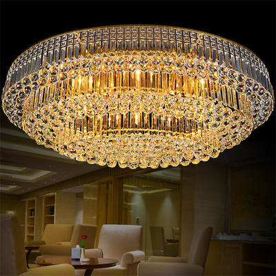 Goldmodernes Crystal Ball Ceiling Light For-Luxuswohnzimmer