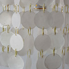 Moderner Innen-Crystal Wall Lamp Natural Shells dekorativ