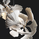 Kupferner Biloba-Blumen-Leuchter Ginkgo Leuchter LED dekorativer